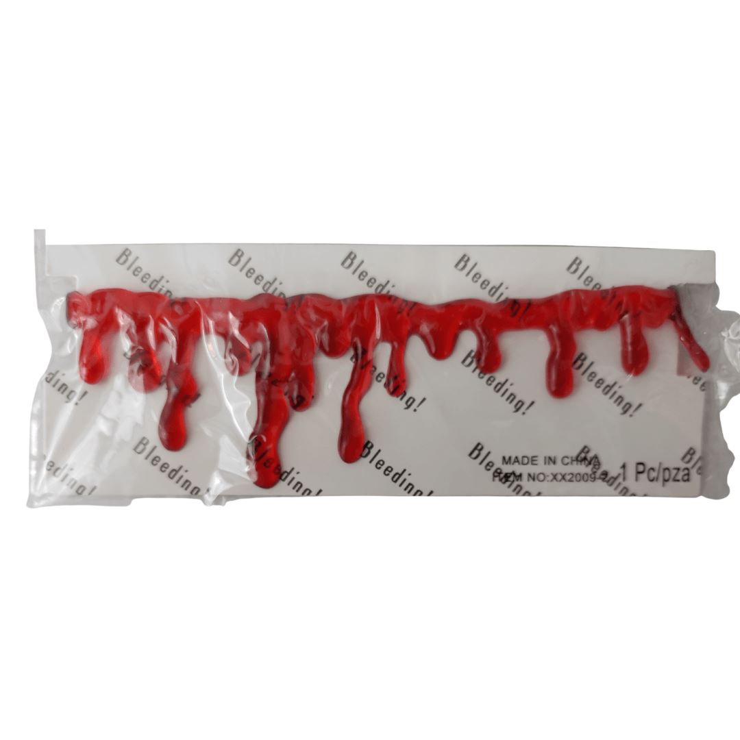 Blood-drip Halloween costume necklace