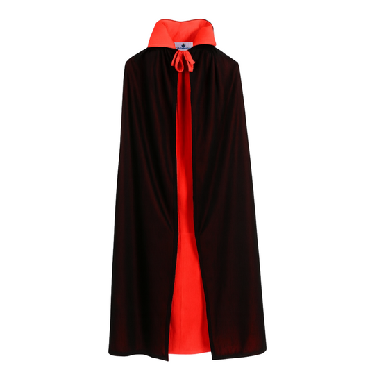 Cloak & Dagger: one black-and-red reversible cape on white, original supplier product photograph.