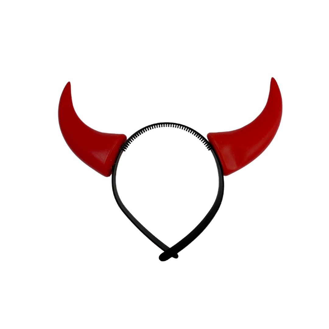 Red devil horn Halloween Alice band