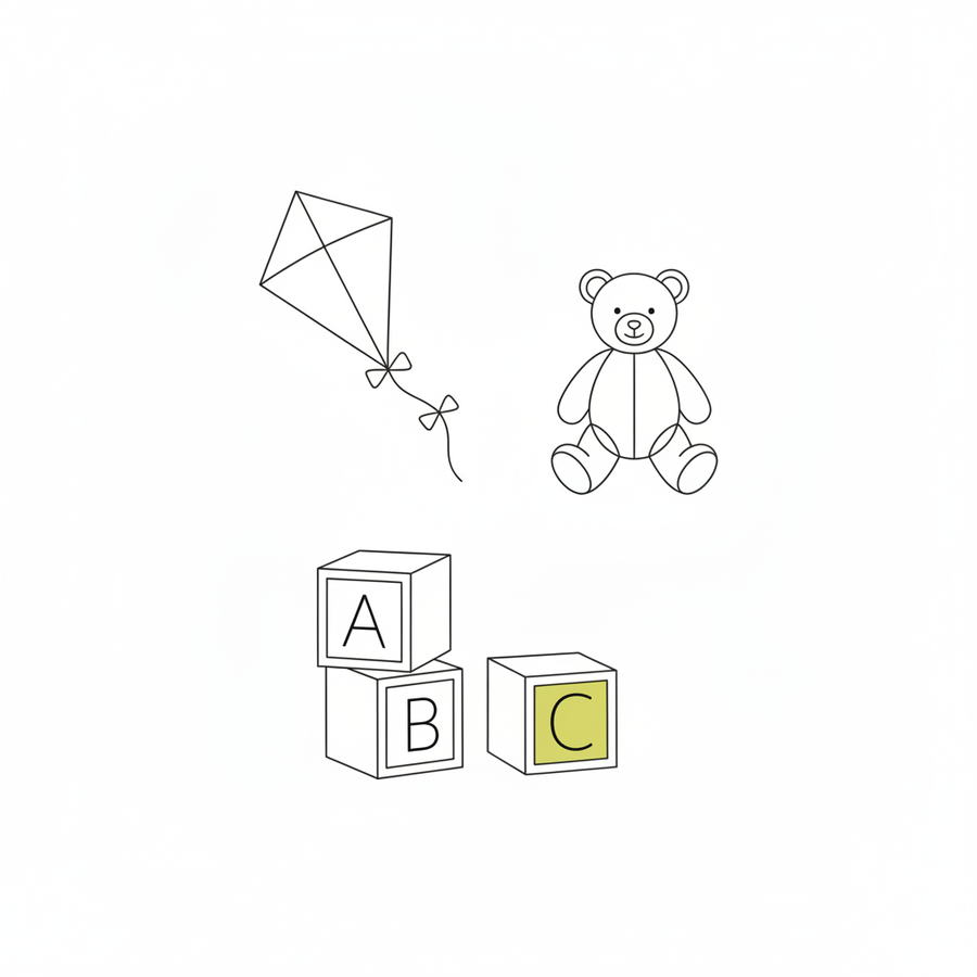 Illustration introducing a future collection for creative kids.