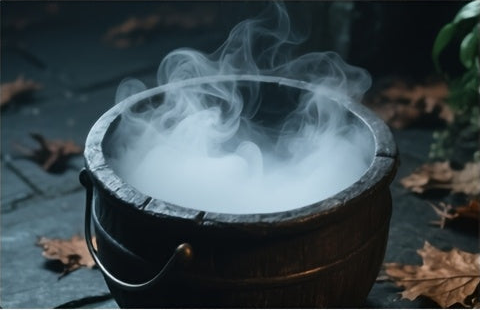 Styling example from the Something in the Mist reference collage. Fog volume is illustrative; vessel, lighting and other scene props are not included.